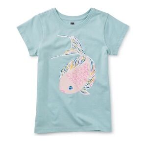 NWT Tea Collection koi shirt 7y